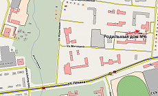 Роддом 6 Ижевска при РКДЦ. Схема проезда.